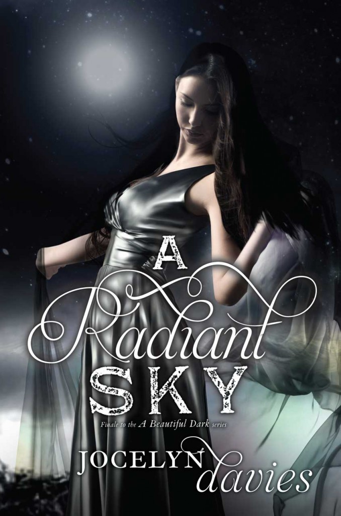 A Radiant Sky (A Beautiful Dark #3) by Jocelyn Davies HarperTeen/September 2013 Add to Goodreads Since the night of her seventeenth birthday, Skye has been torn between two opposites: Light and Dark, the Order and the Rebellion, Devin and Asher. But her decision shocked both sides—because she chose neither. With the help of her friends, Skye forges her own path, setting out to gather an uprising of Rogues. The treacherous and elusive half-angels may be the key to maintaining the balance of fate and free will. But completing the mission her parents left unfinished is more difficult—and dangerous—than she could have imagined. And doing so comes at a cost: Her greatest love may now be a lethal enemy. Because it’s not just the Order that sees her as a threat who must be eliminated. The Rebellion does, too. And both sides will do whatever it takes to win. Dark days lie ahead, and if Skye is to survive, she’ll need to rely on her extraordinary powers and the strength of her will. Because she has a future—and a love—that’s worth fighting for. The sweeping, darkly romantic story that began with A Beautiful Dark and gathered intensity in A Fractured Light comes to a thrilling conclusion in A Radiant Sky.