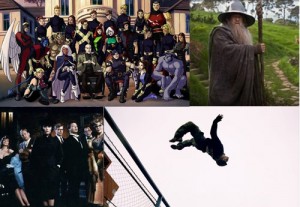X Men/Gandalf/Clue/Ninjas