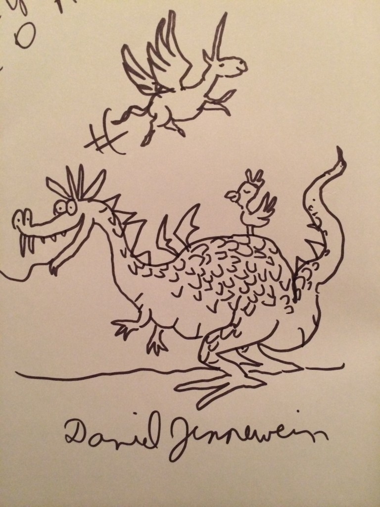 Chick-o-Saurus Rex drawing