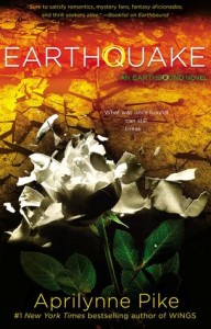 Earthquake (Earthbound #2) by Aprilynne Pike  Goodreads | Purchase Tavia Michaels has discovered that she’s an Earthbound—a fallen goddess with the power to remake the Earth—and that a rival faction of Earthbounds, the Reduciata, has created a virus that is literally wiping swaths of the planet out of existence.    Tavia is captured and imprisoned before she can act on this information, along with her eternal lover, Logan. Huddled in a claustrophobic cell, they lose track of the days, their attempts to escape proving as ephemeral as Tavia’s newly gestating powers. But then Tavia and Logan are mysteriously rescued. . . . They’re brought to the underground headquarters of the Curatoria, another group of Earthbounds that Tavia doesn’t fully trust. There, she’s told that she can save the Earth before it disappears. She agrees. Tavia quickly realizes that she isn’t like other Earthbound, and as her abilities continue to awaken, they begin to threaten her centuries-long relationship with Logan. When Benson—Tavia’s former best friend and romantic interest—appears at Curatoria headquarters, Tavia will again have to make a choice about who to be with even as she tries to stop the virus that is destroying the world and uncover the truth about the two Earthbound organizations that have her tangled up in their webs.