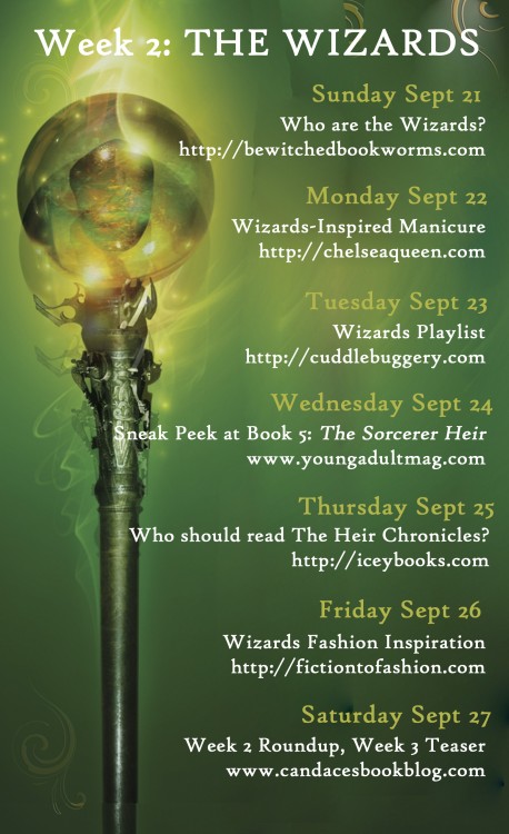 The World of Weir Blog Tour Calendar: Wizard Week